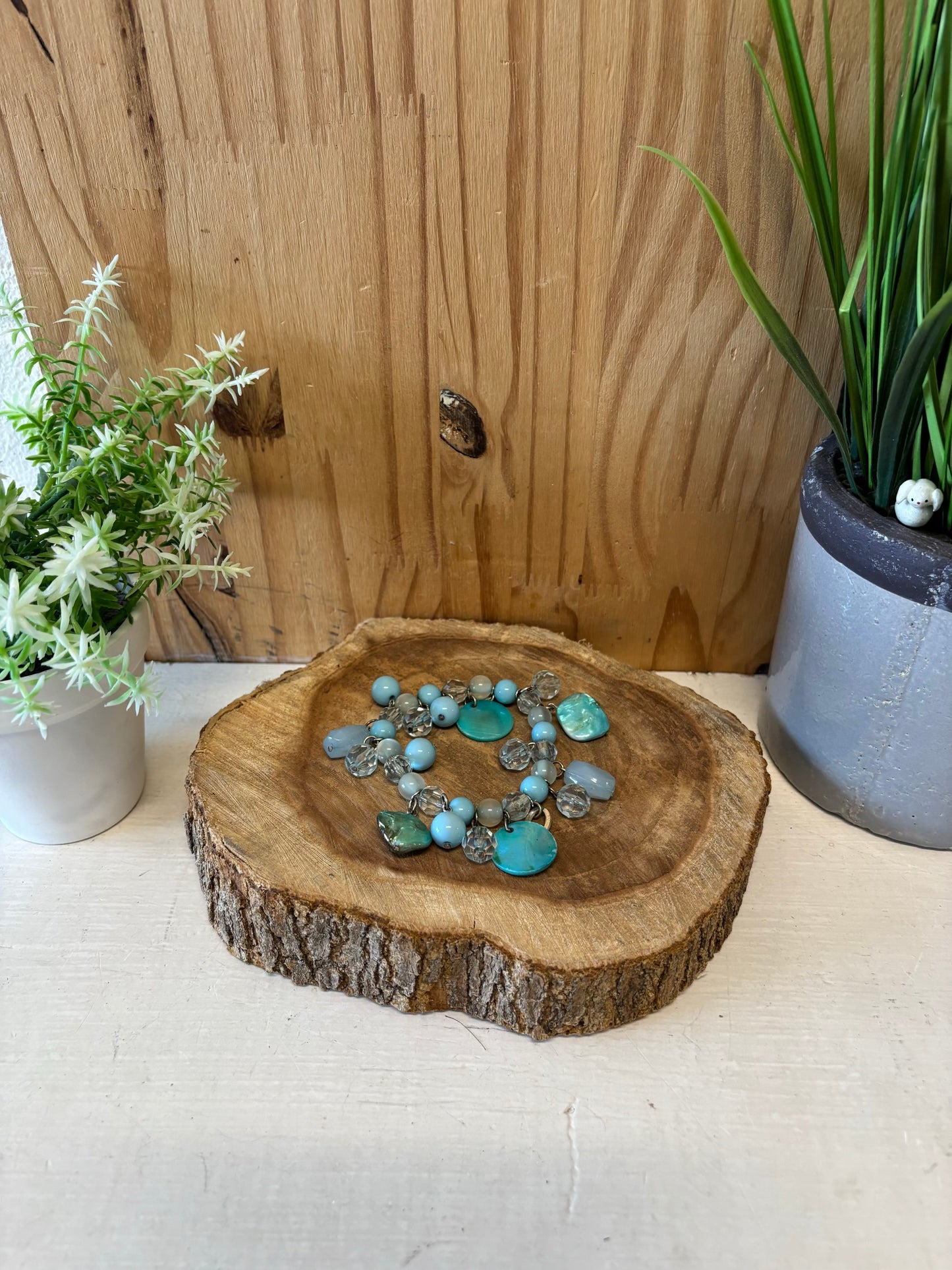 Blue Charm Bracelet