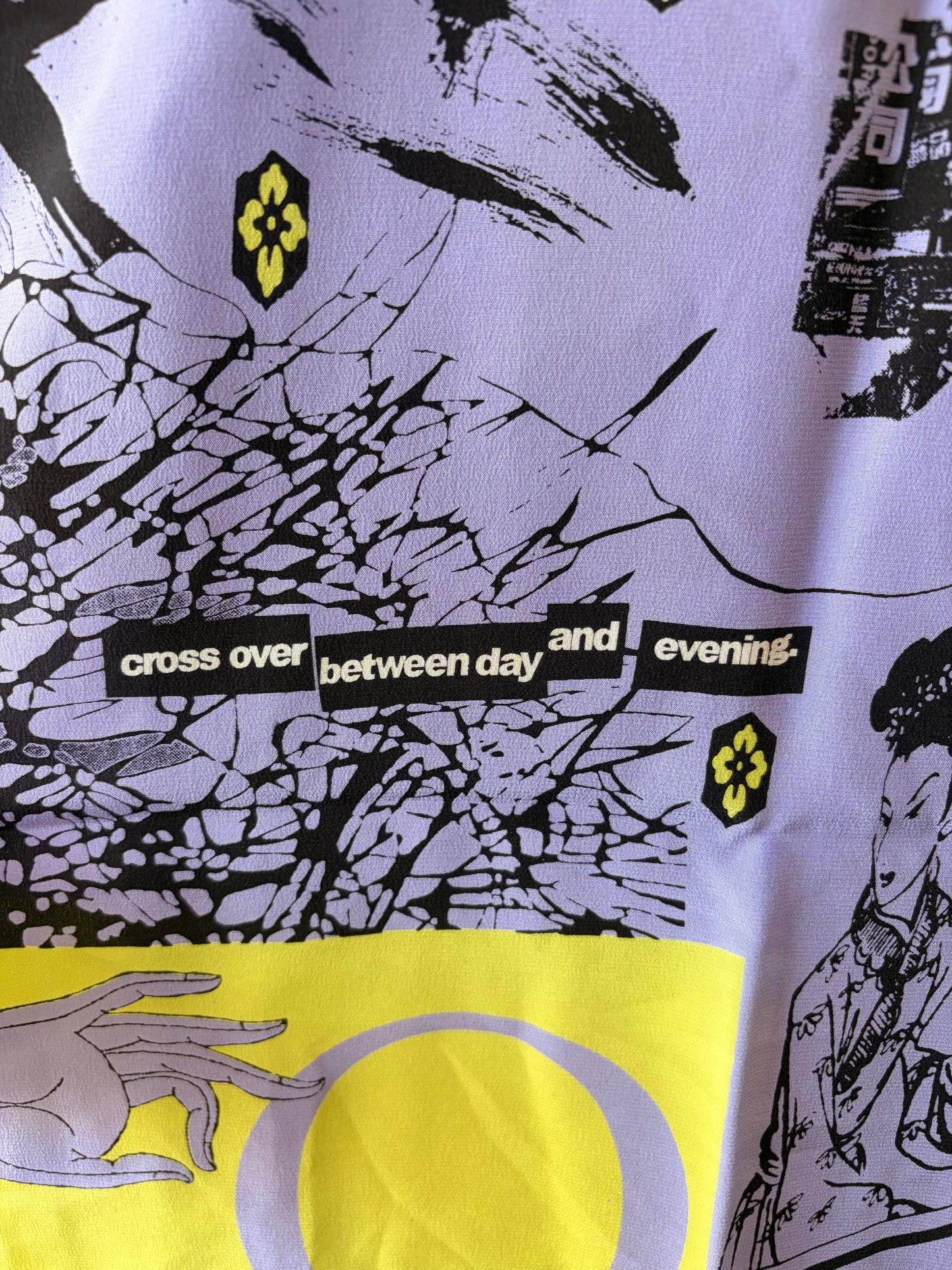 Green & Purple “React” Scarf