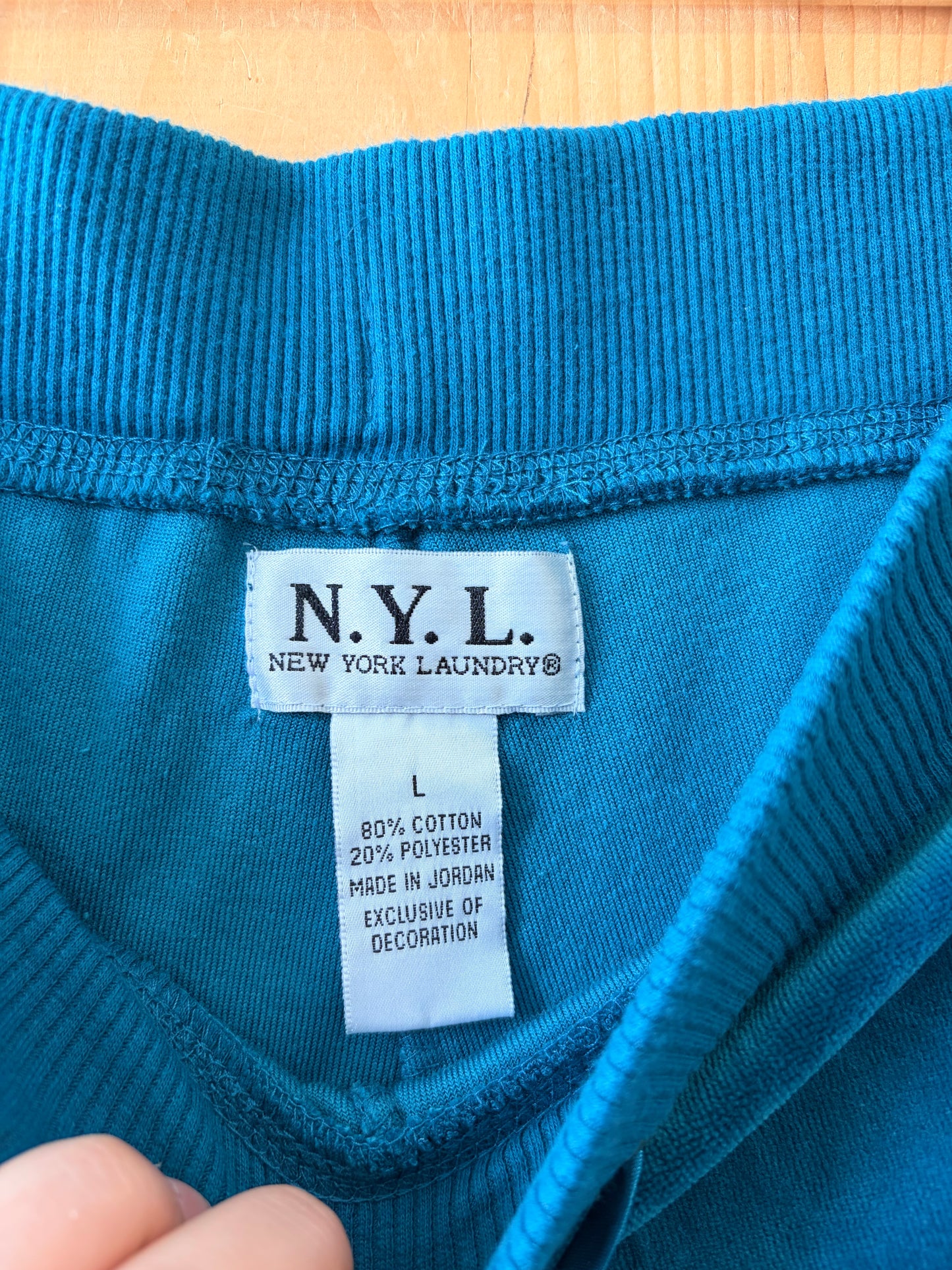NWT Teal Matching Velour Lounge Set : L