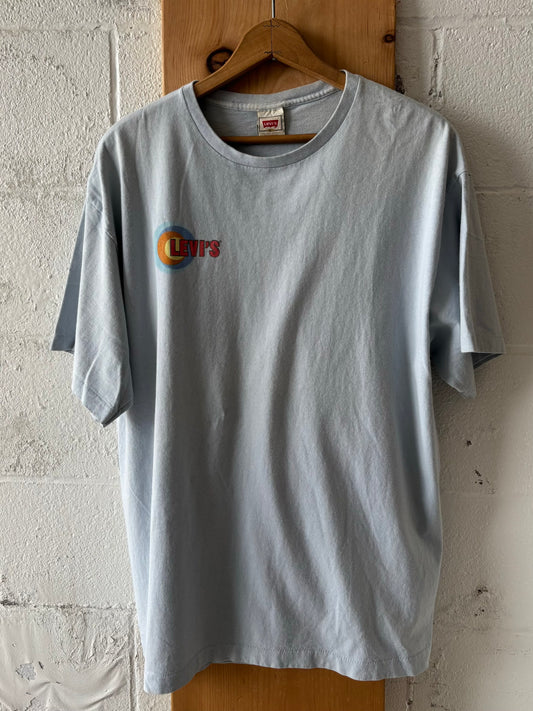Vtg Single Stitch Levi’s Logo Tee : L