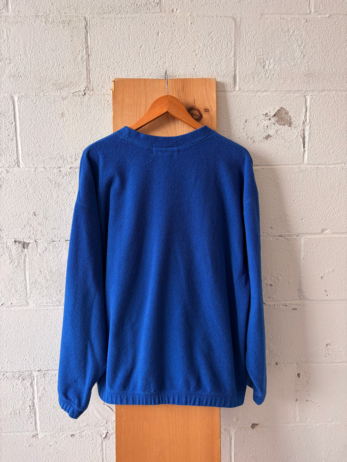 Big Dogs Royal Blue Fleece Crew : L