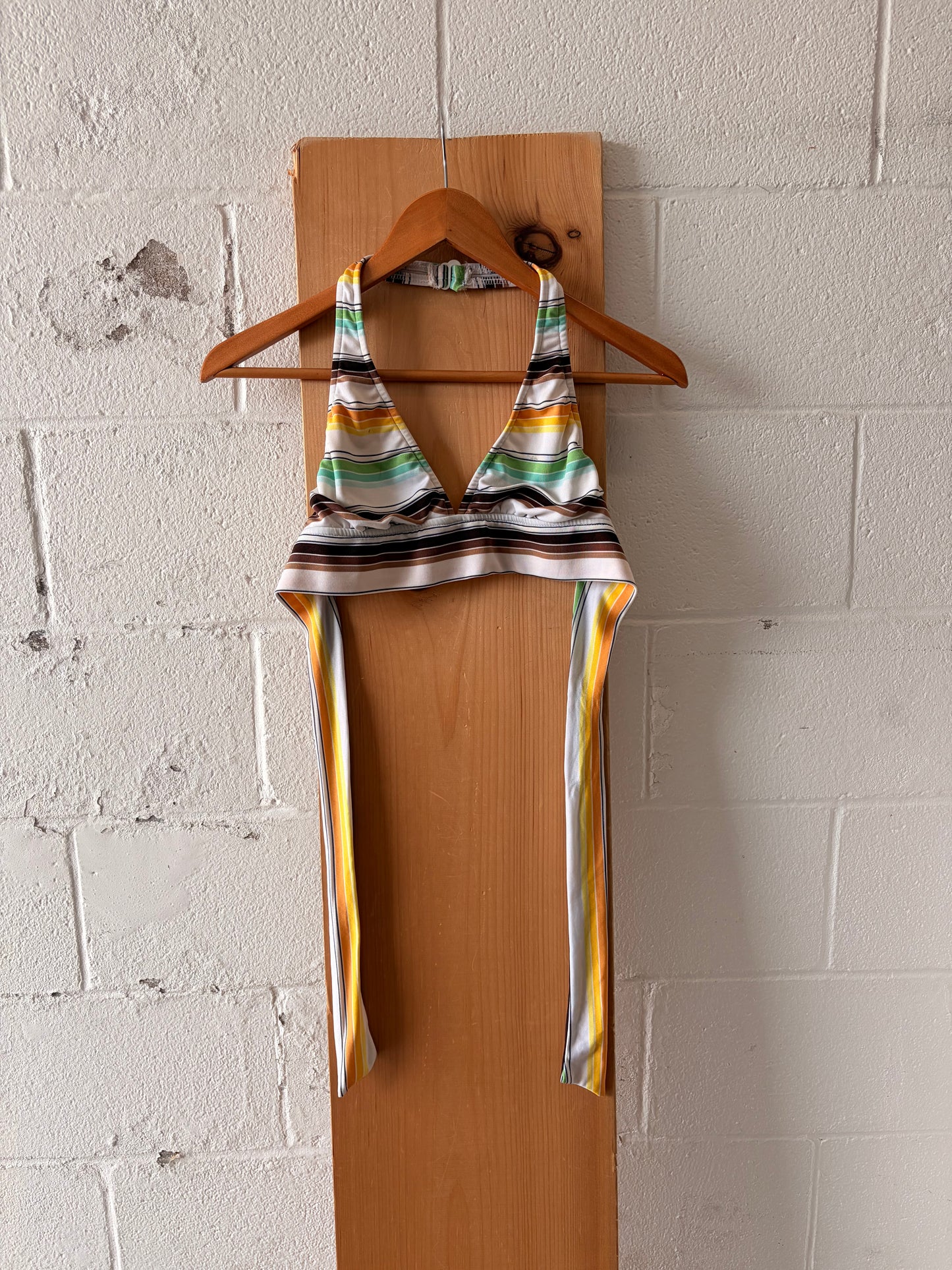 Y2K Striped Bikini : S