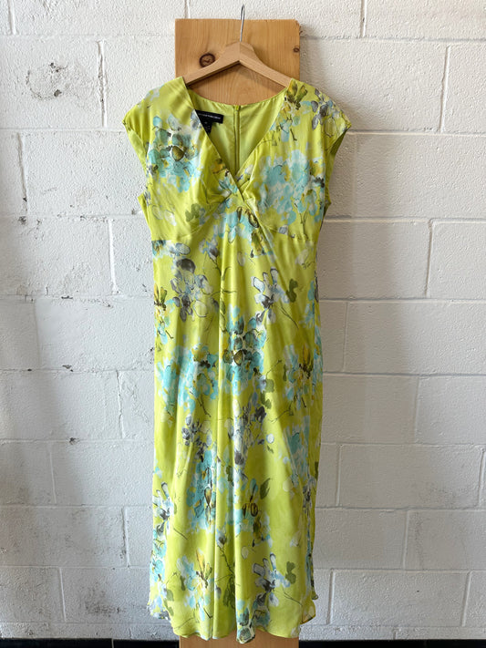 Chartreuse Floral Dress : 14