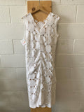 WHSE479 White Sheath Dress