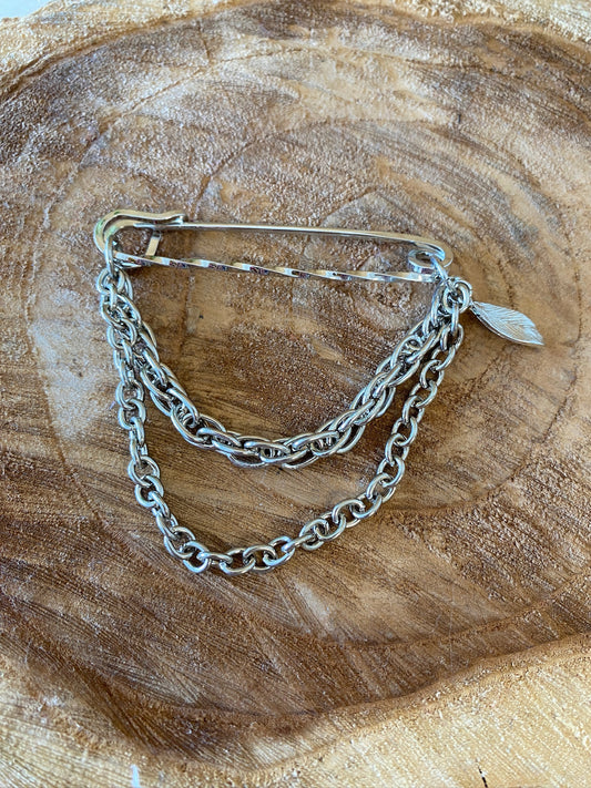 Safety Pin Brooch