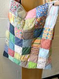 WHSE479 Upcycled Oversized Quilt Bag