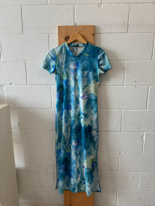 Blue Swirl Dress : M/L