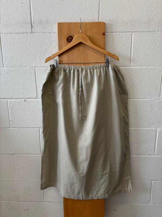 Vtg Beige Skirt : 22/24W