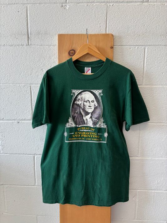 Vtg Money Printing Tee : L