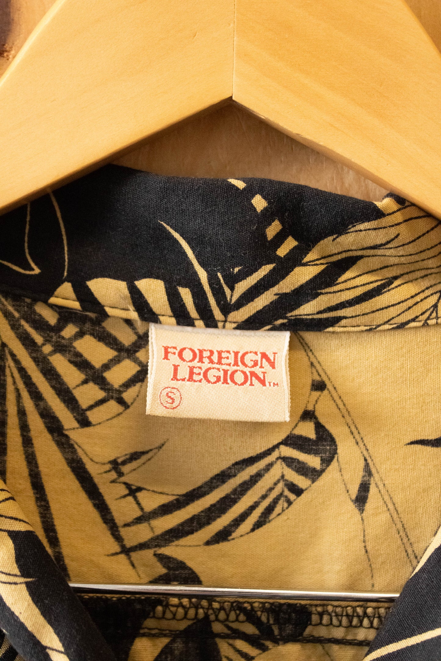 Vtg Tiger Print Button Up : S