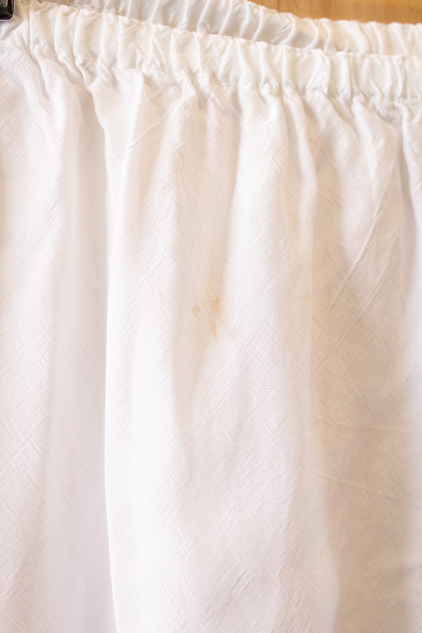 White Slip Skirt : M