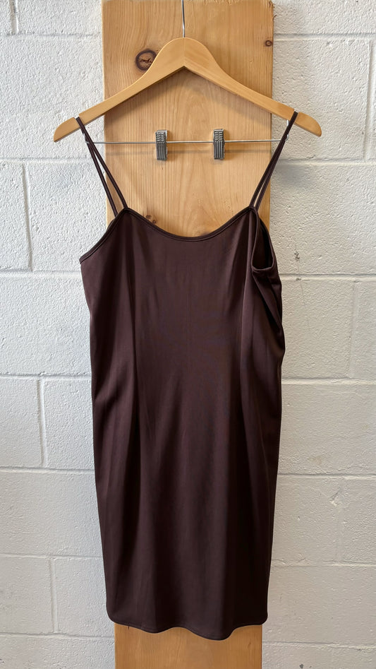 Brown Slip Dress : M/L