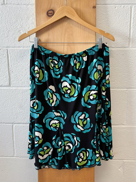 Blue Flower Skirt : XL