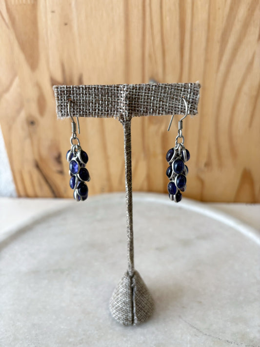 Purple Bead Earrings