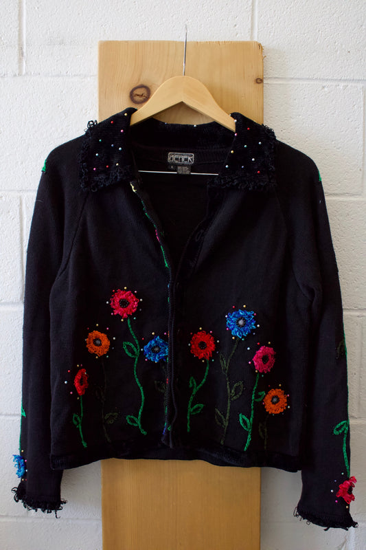 Funky Floral Cardigan : L