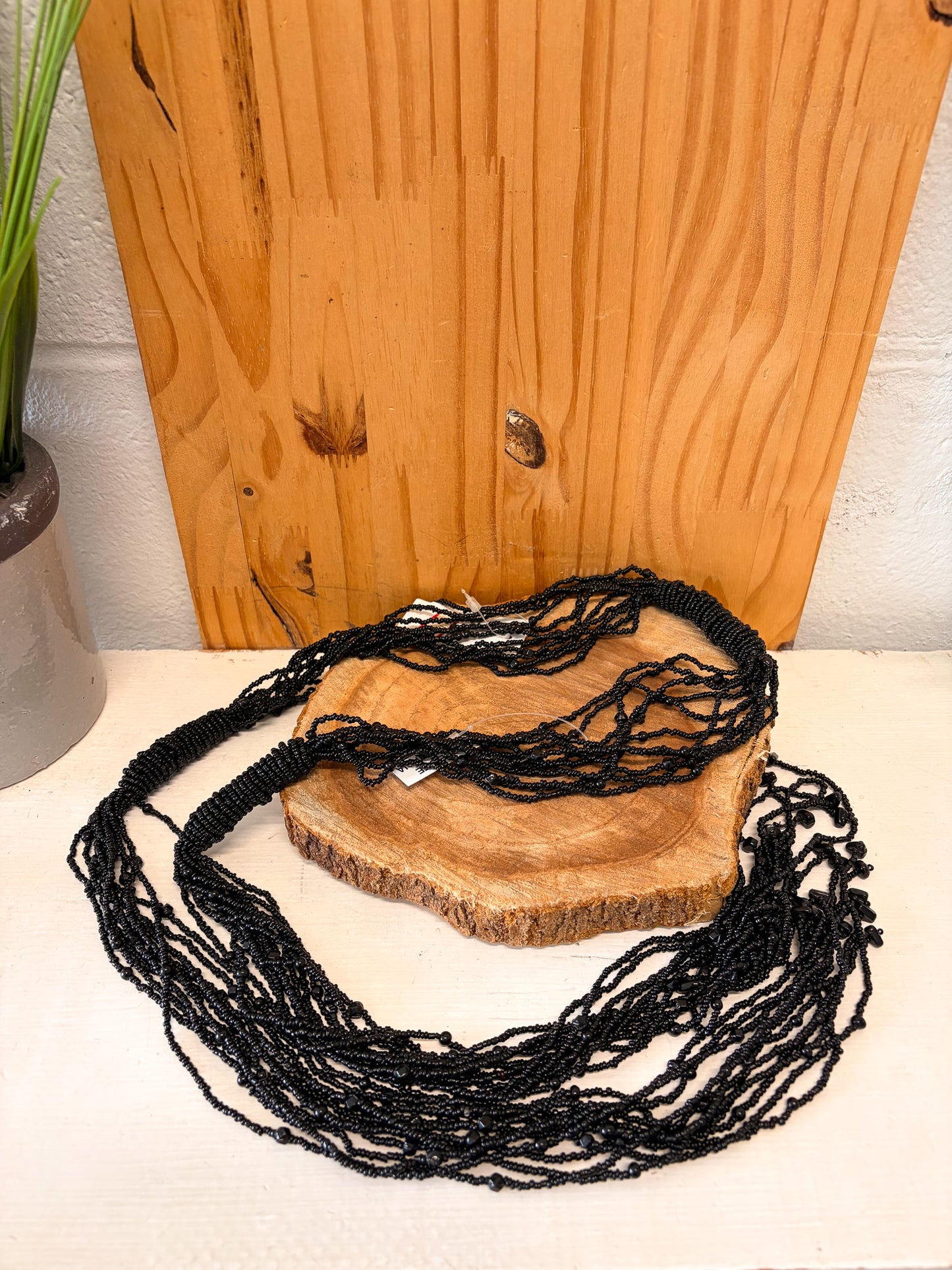 Beaded Black Belt : OS