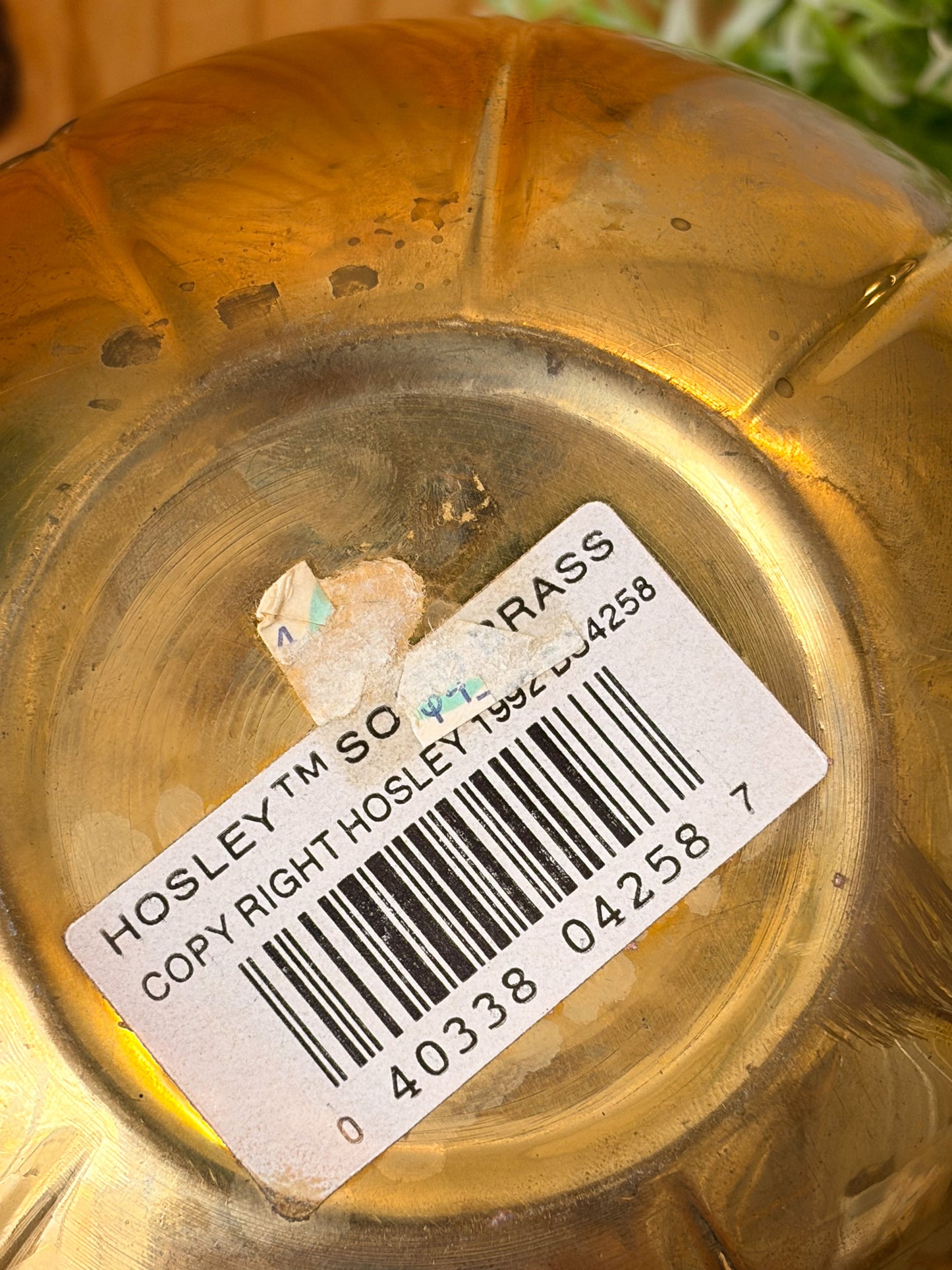 Little Brass Basket (Local Pick Up Only)