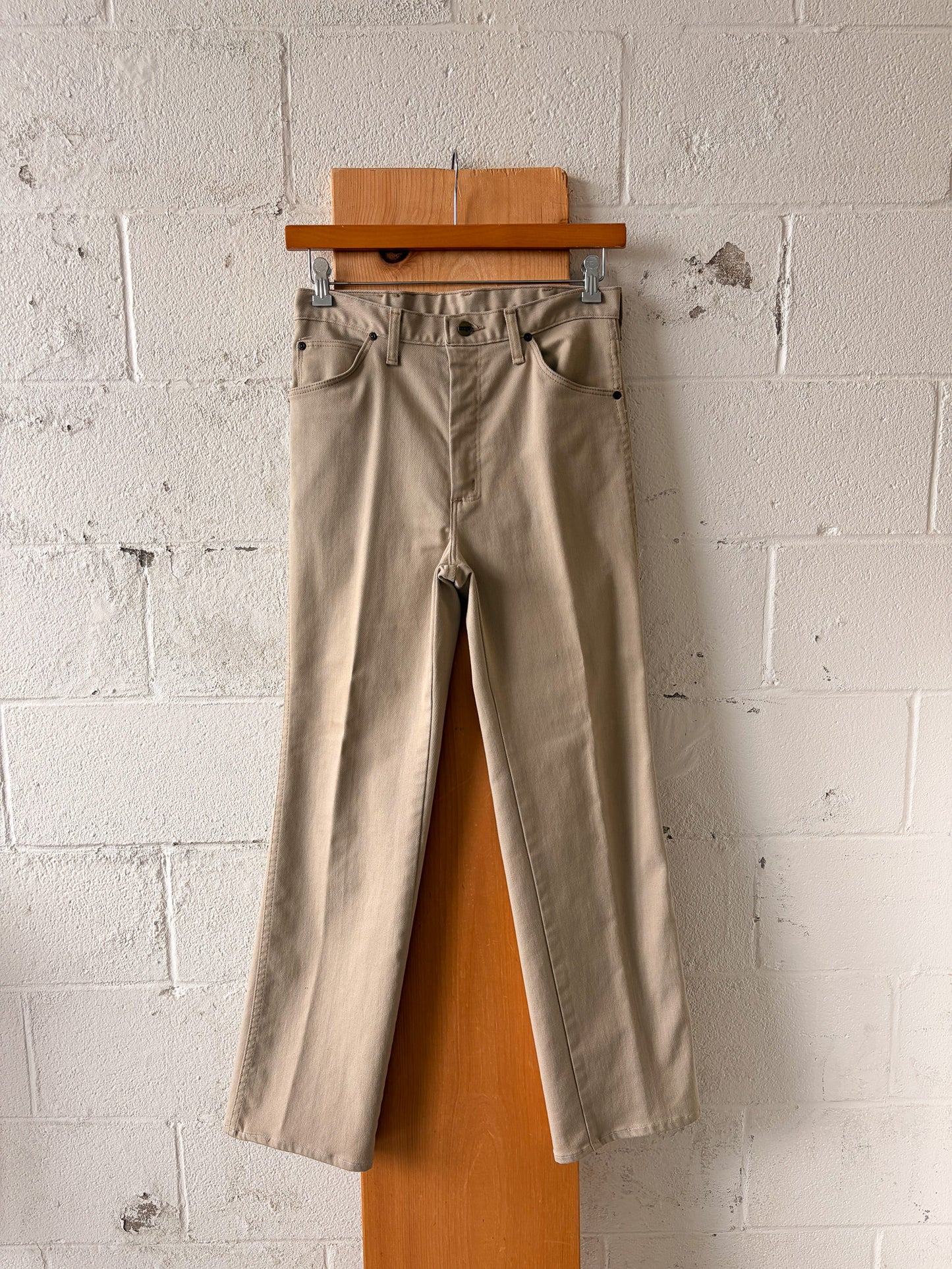 Vtg Beige Wranglers : 32L