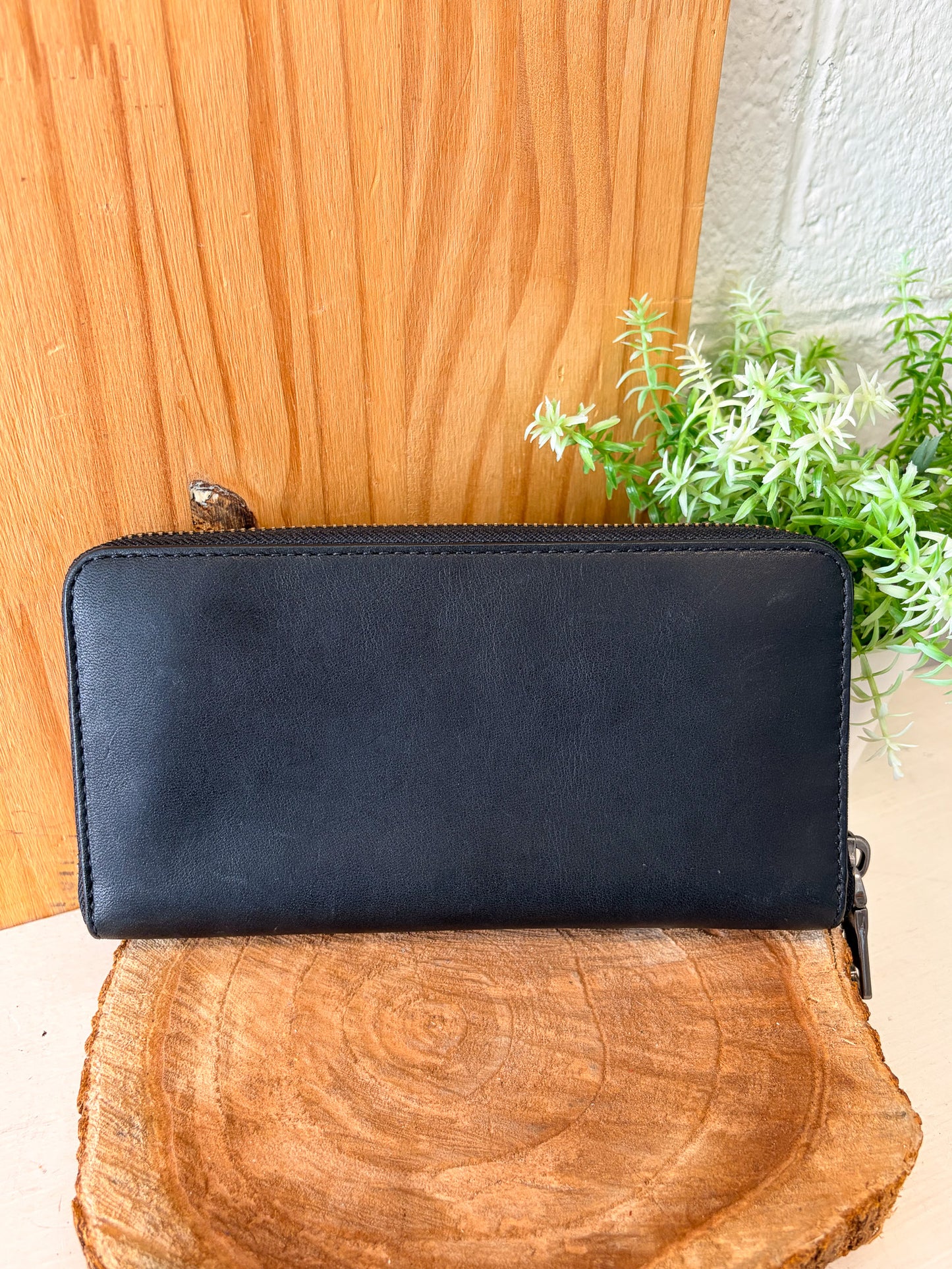 Classic Black Coach Wallet