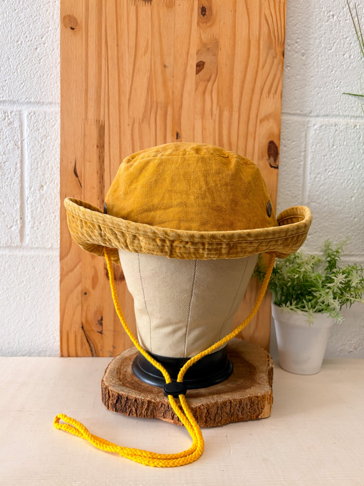 Mustard Yellow Bucket Hat : L/XL