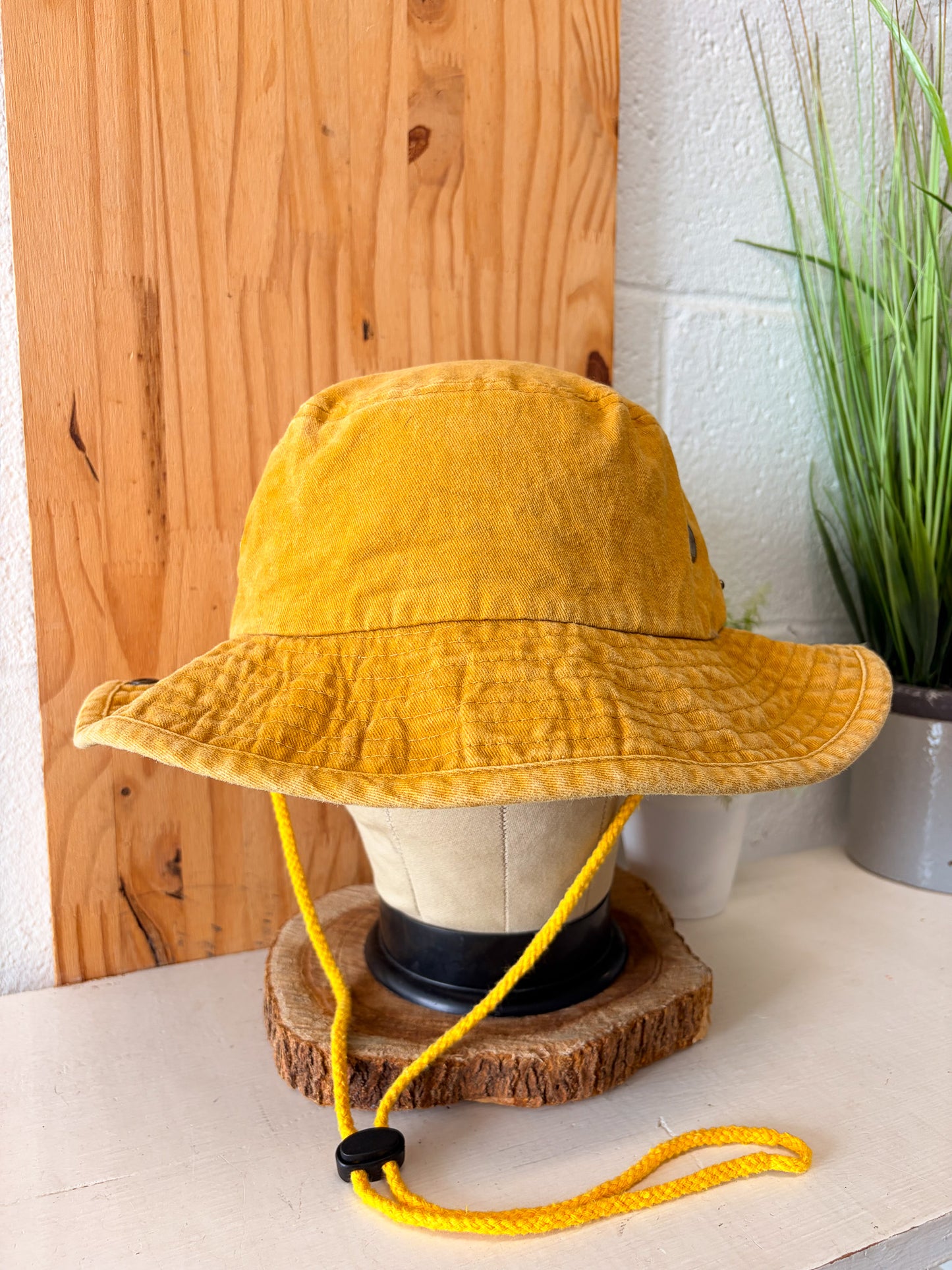 Mustard Yellow Bucket Hat : L/XL