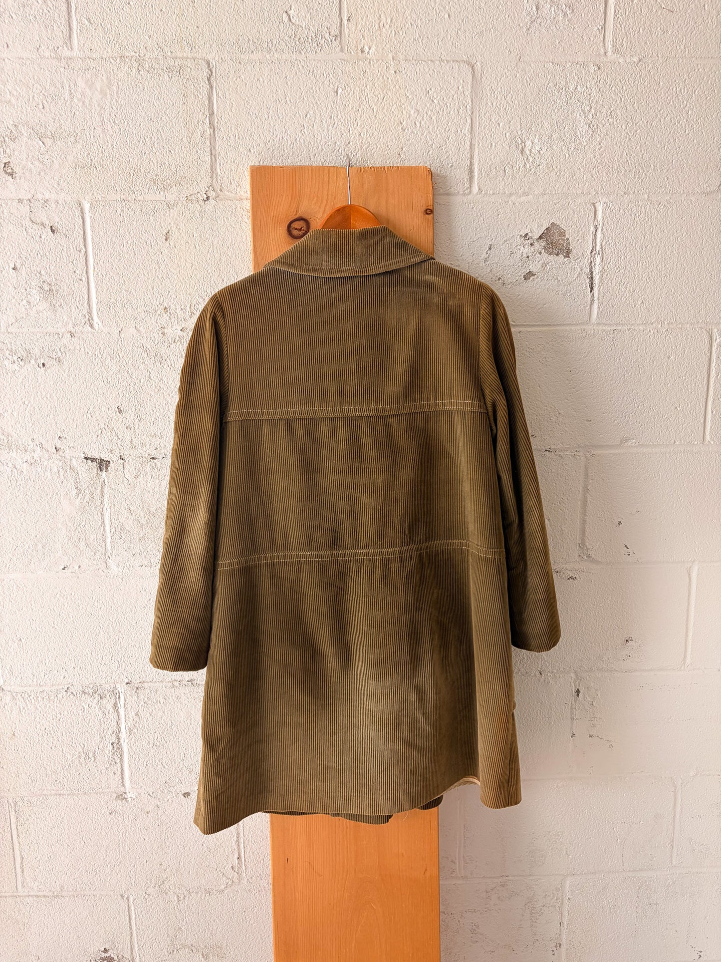 Vtg Green Corduroy Jacket : L/XL (Local Pick Up Only) (As Is)