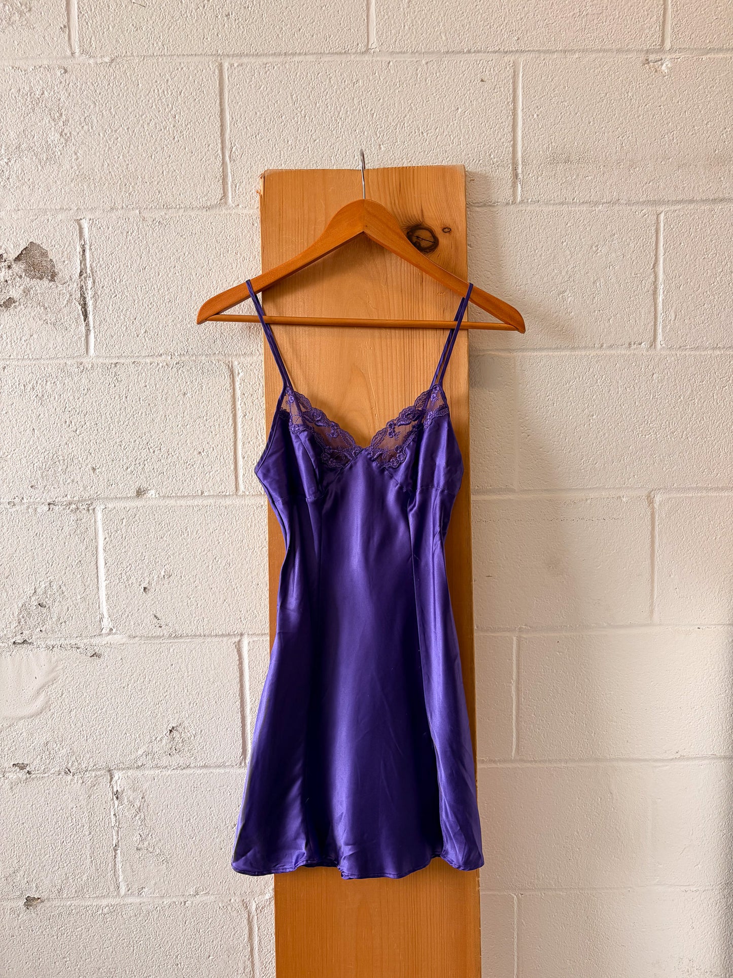 Y2K Purple Victoria's Secret Slip : XS