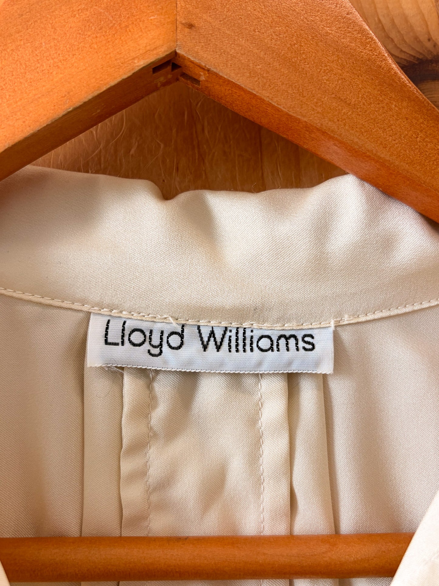 Ivory Button Down Blouse : M/L