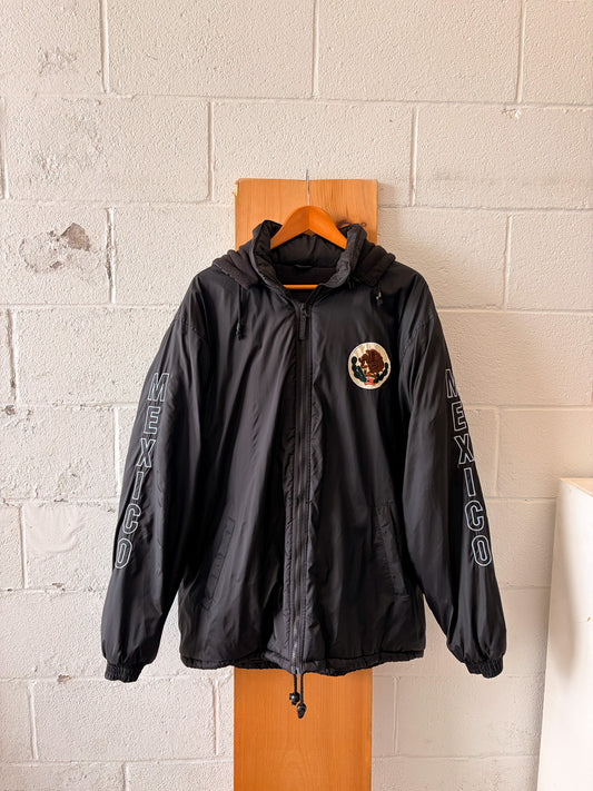 Fleece Lined Mexico Puffer Coat : XL