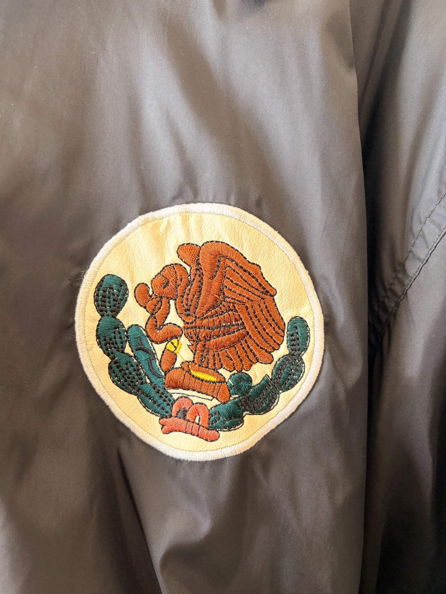 Fleece Lined Mexico Puffer Coat : XL