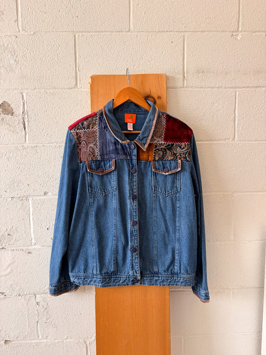 Patchwork Denim Jacket : 16