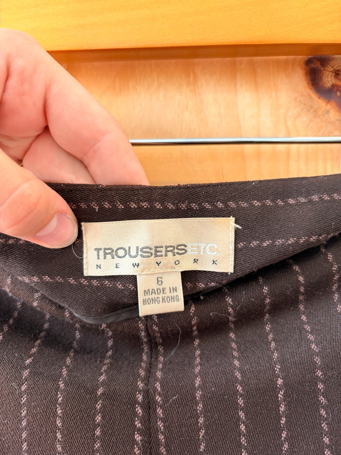 Striped Brown Trousers : 6