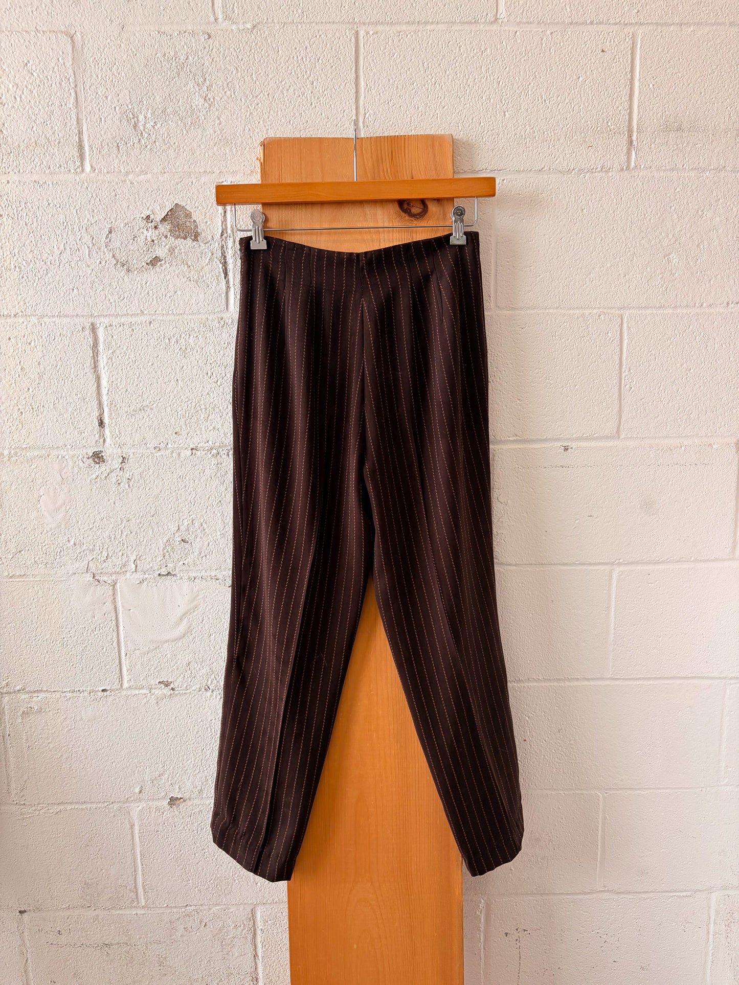 Striped Brown Trousers : 6