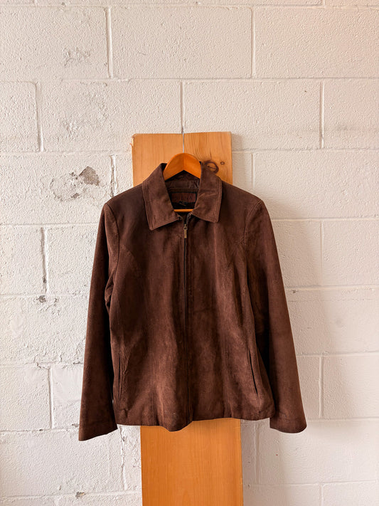 Brown Suede Jacket : L