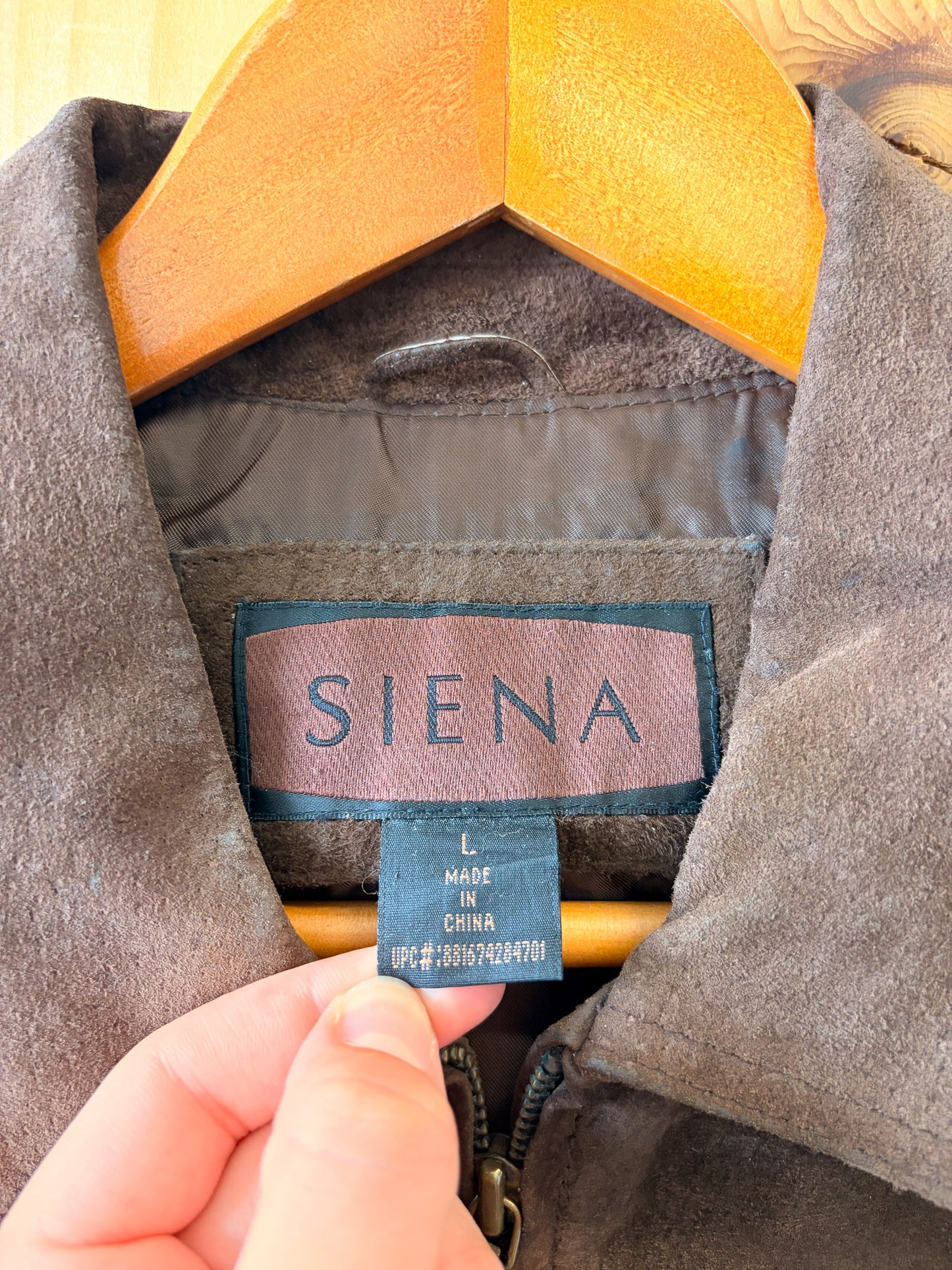 Brown Suede Jacket : L
