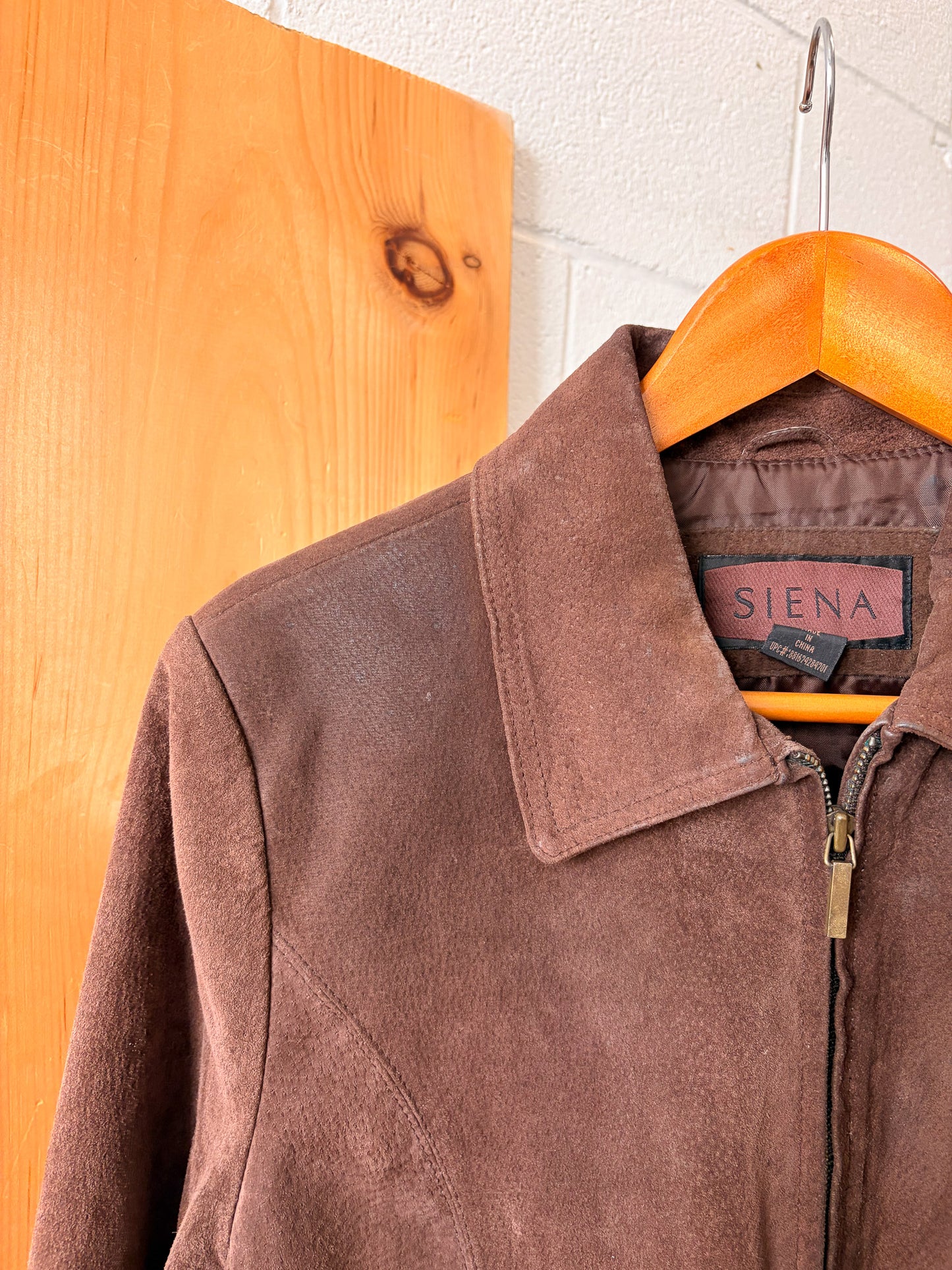 Brown Suede Jacket : L