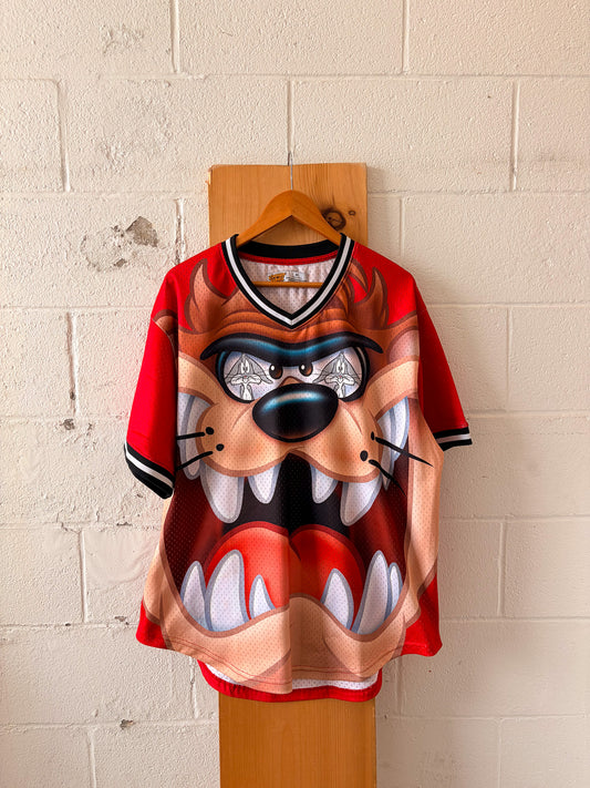 Looney Tunes Taz & Bugs Mesh Jersey : XL