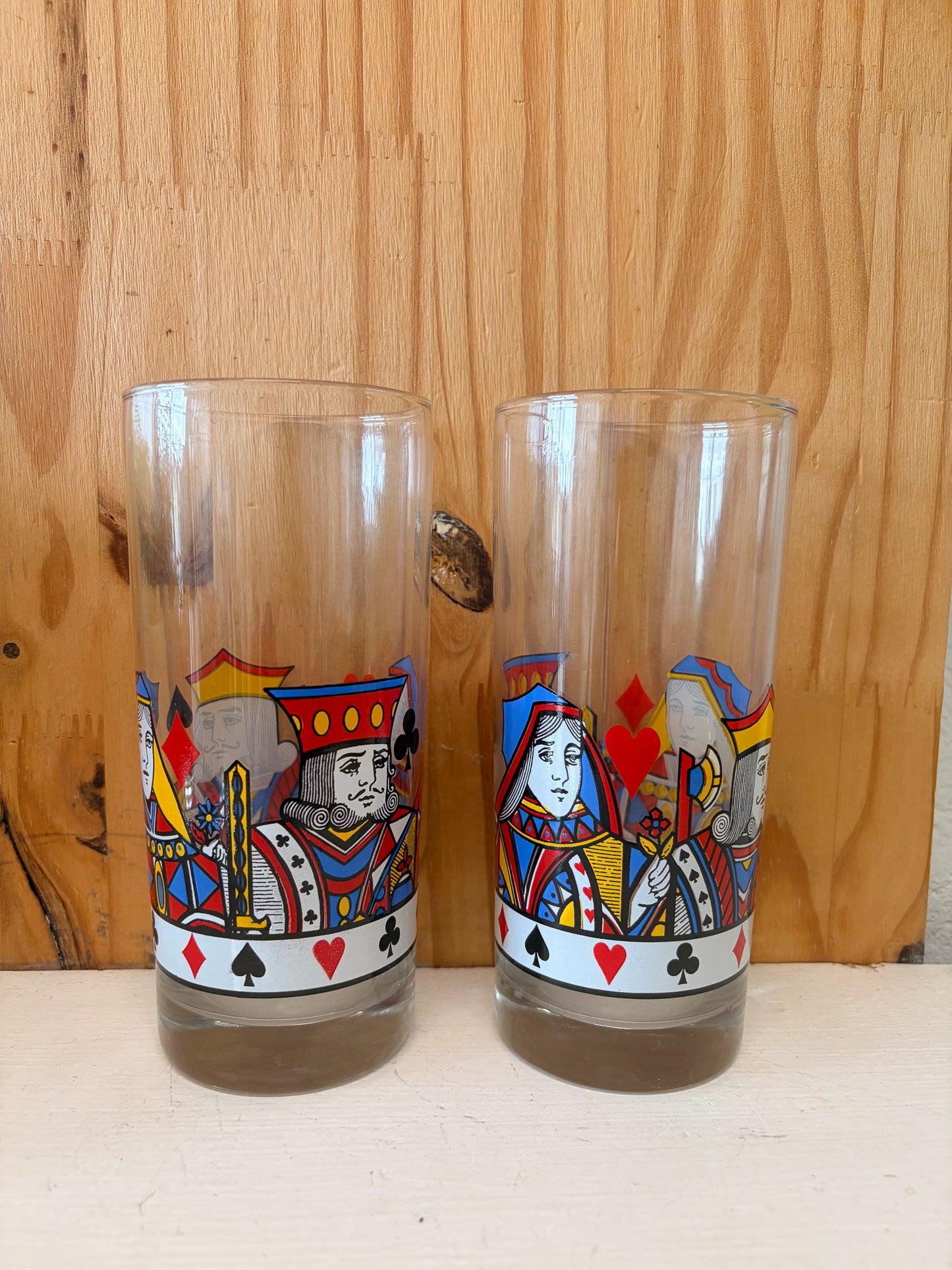 Set of Four Libbey King & Queen Highball Glasses (Local Pick Up Only)