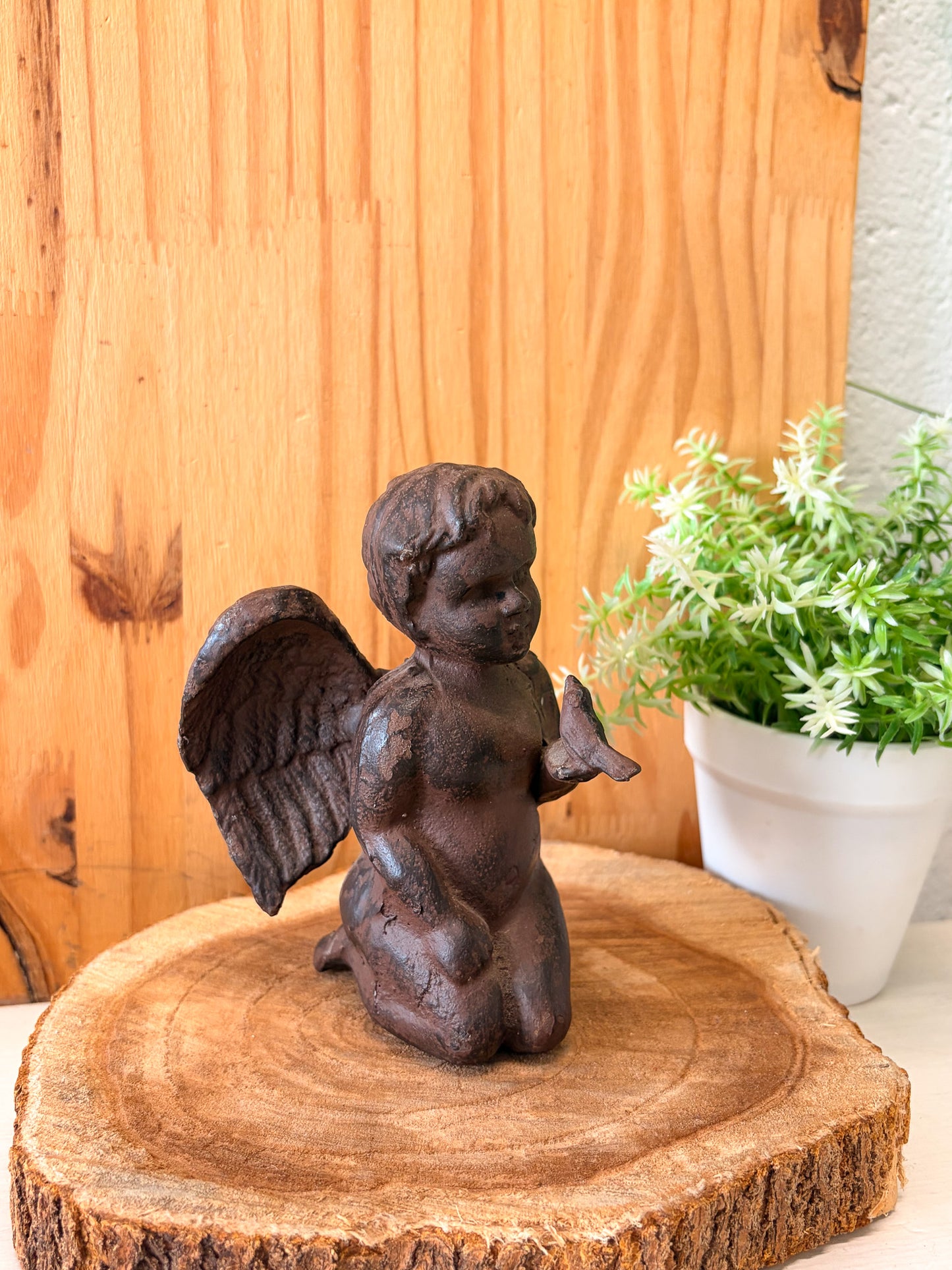Little Cast Iron Cherub Angel (Local Pick Up Only)