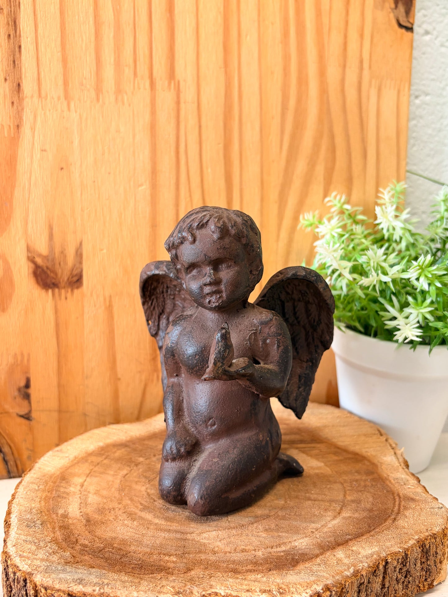 Little Cast Iron Cherub Angel (Local Pick Up Only)