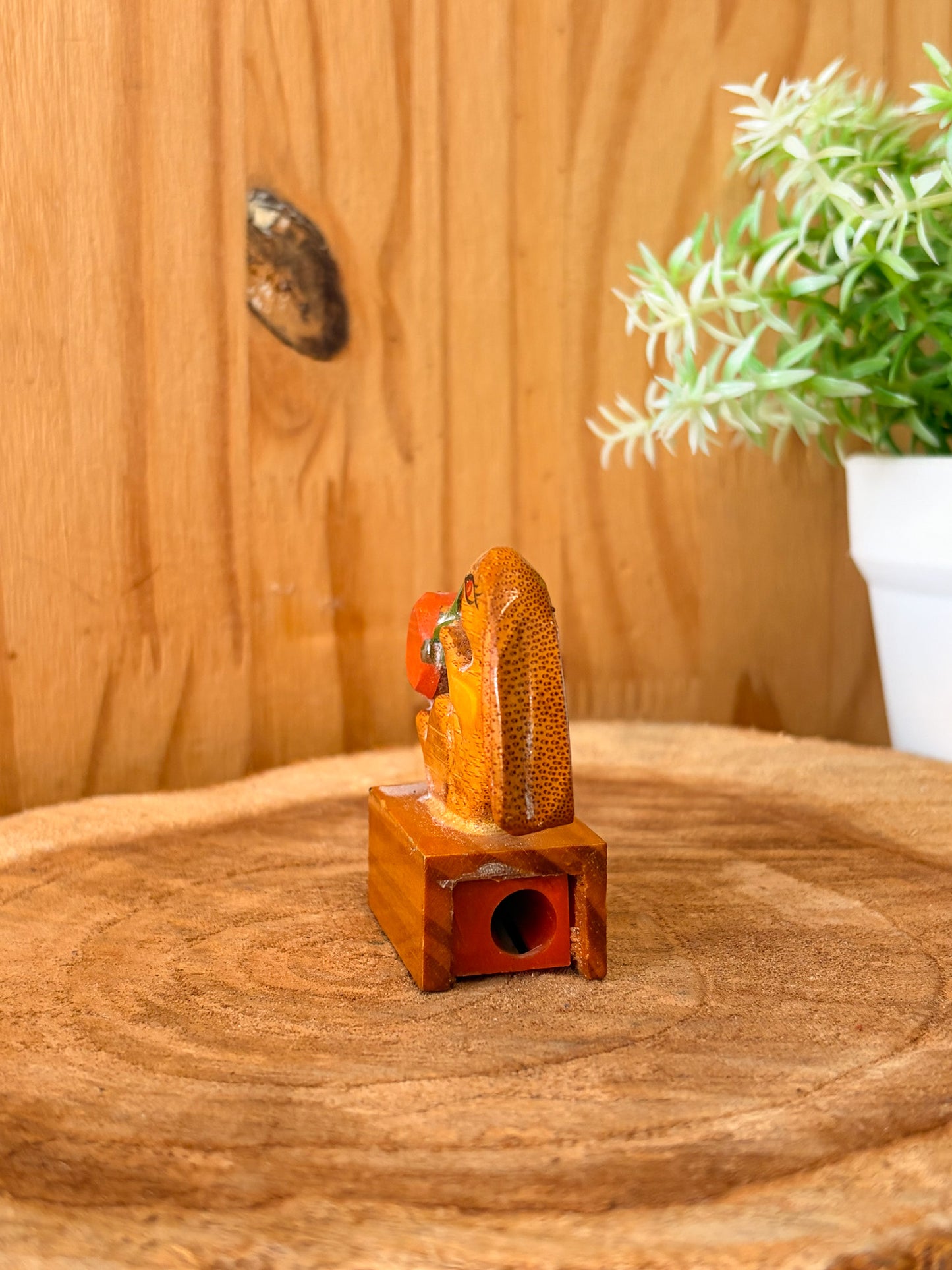 Wooden Rabbit Pencil Sharpener