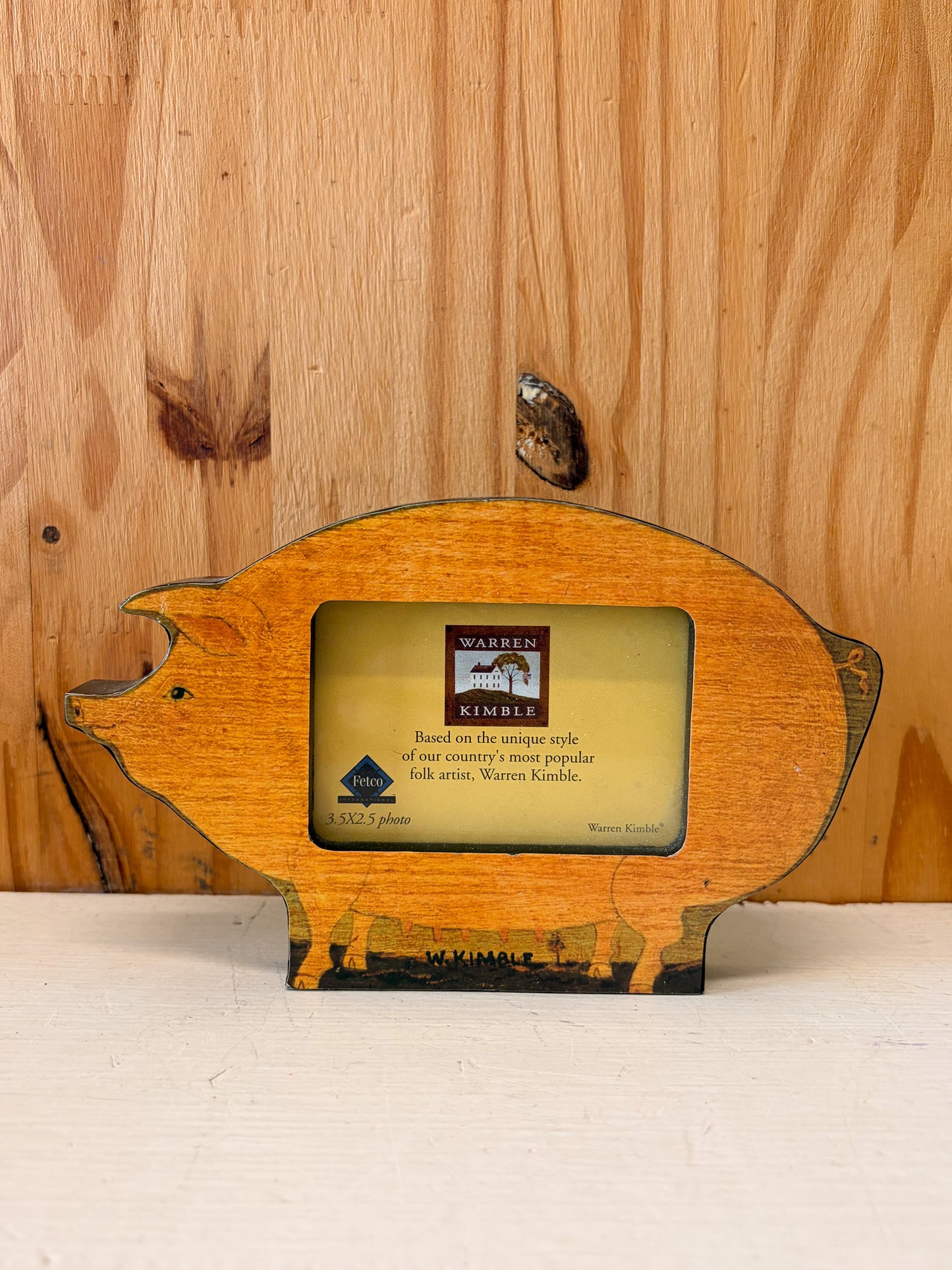 Set of Three Warren Folk Art Frames (Local Pick Up Only)