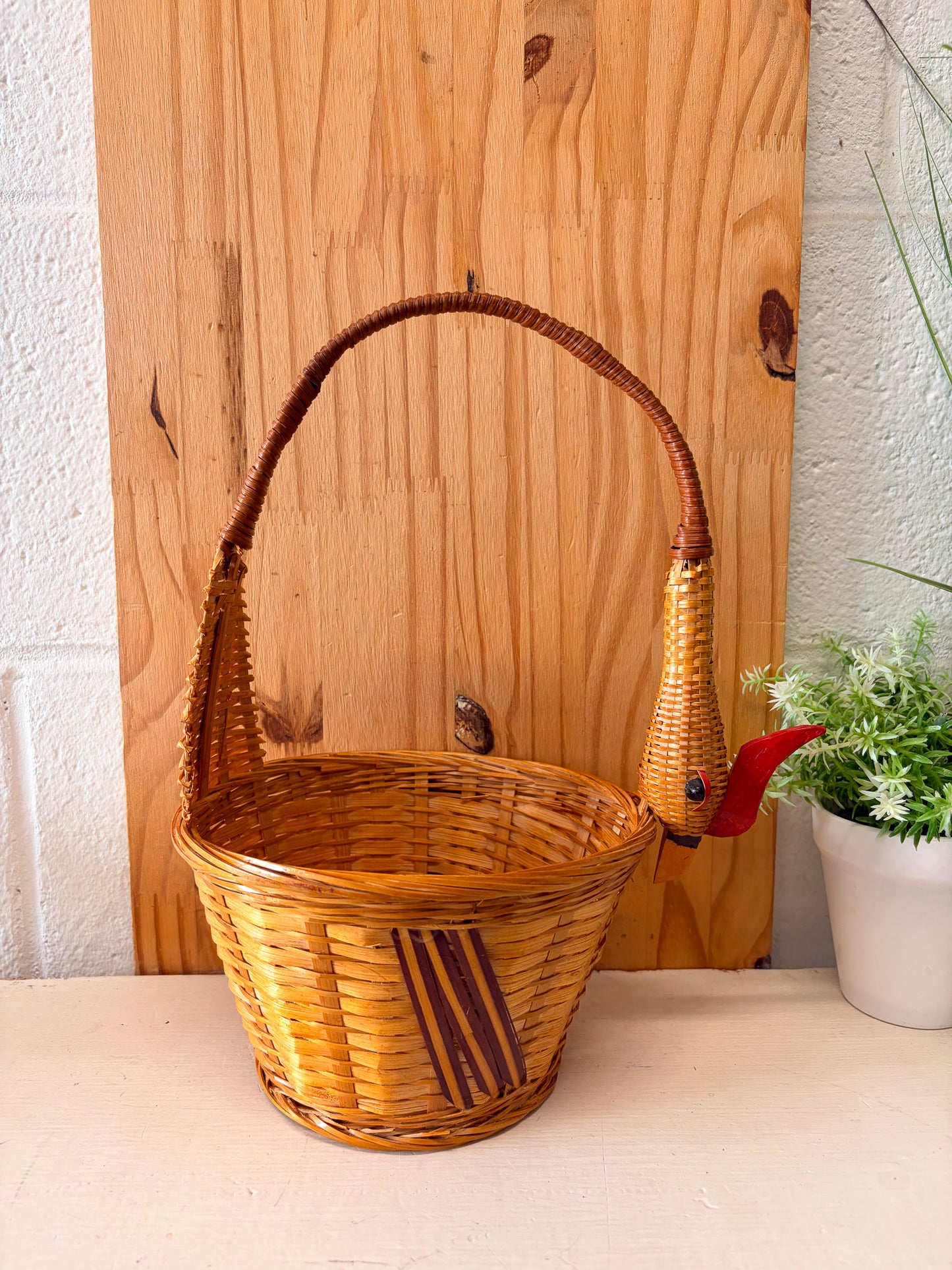 Rooster Wicker Basket (Local Pick Up Only)