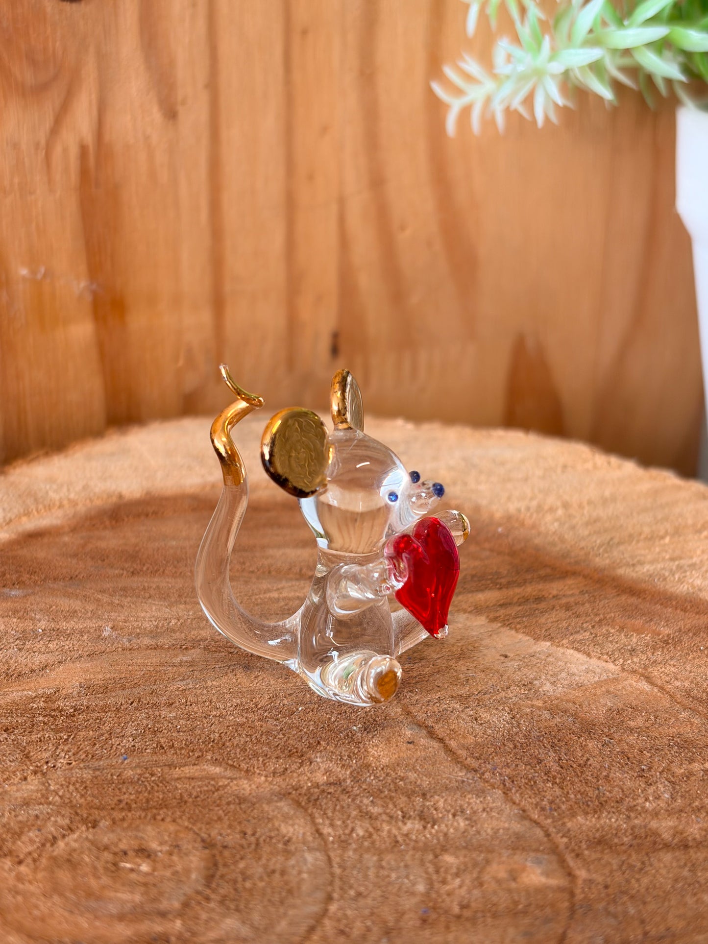 Tiny Glass Mouse Figurine (Local Pick Up Only)