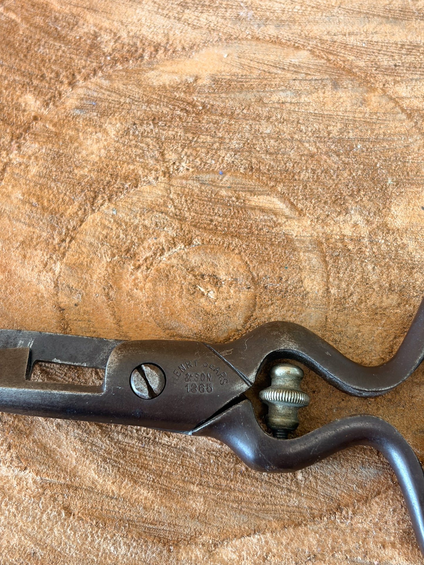 Vtg Henry Sears & Son Button Hole Scissors
