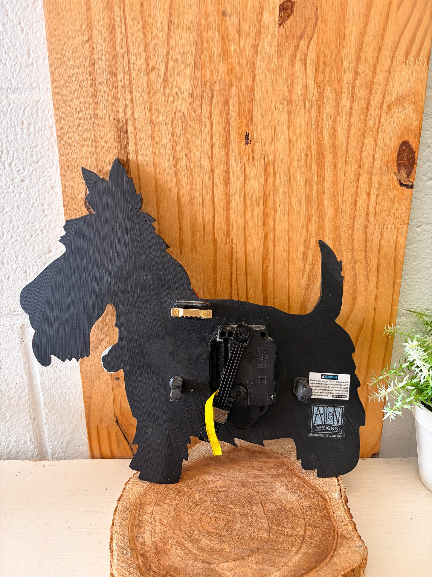 Scottie Dog Clock (As Is) (Local Pick Up Only)