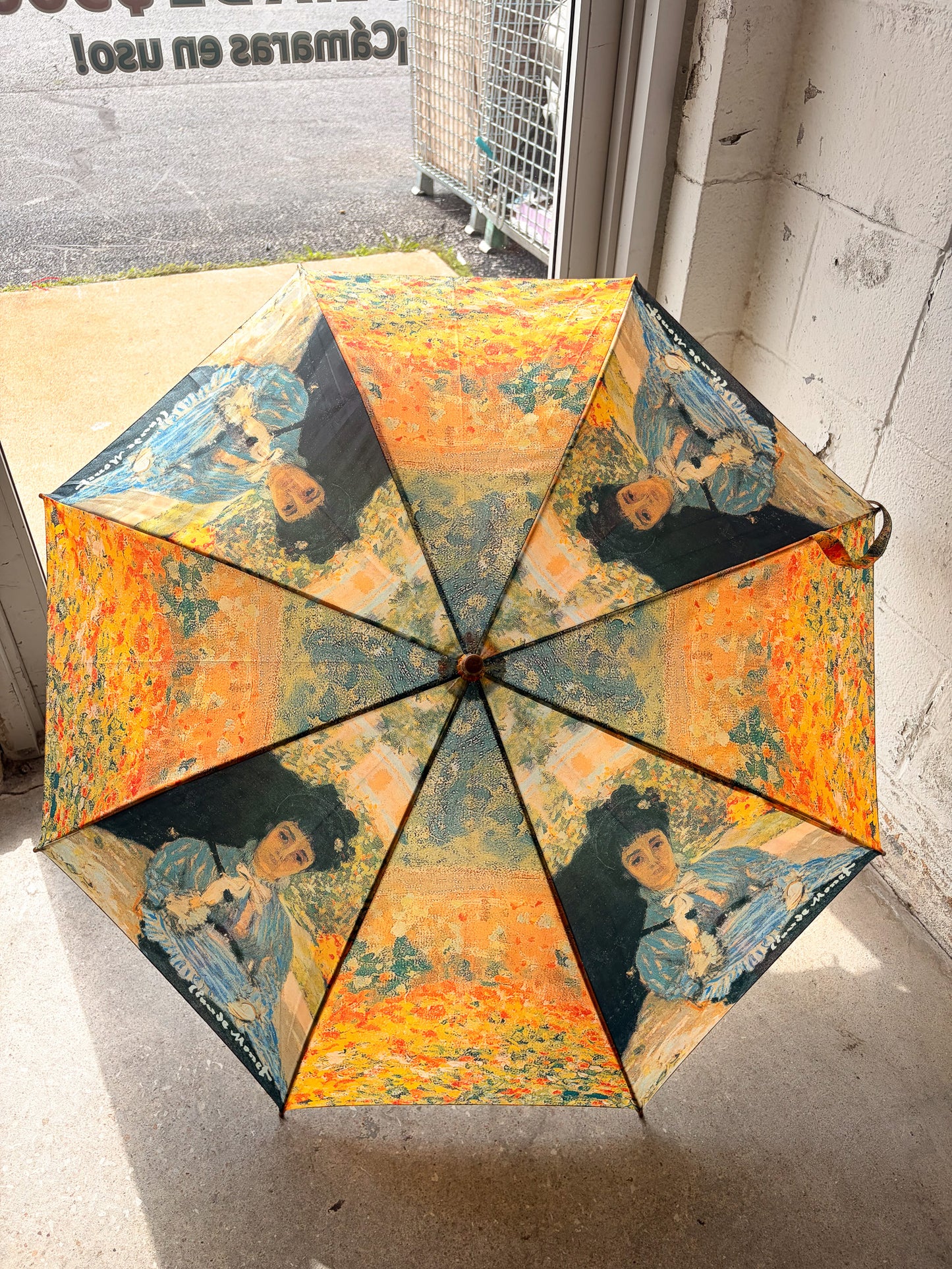 Claude Monet "Camille in the Garden" Umbrella (Local Pick Up Only)