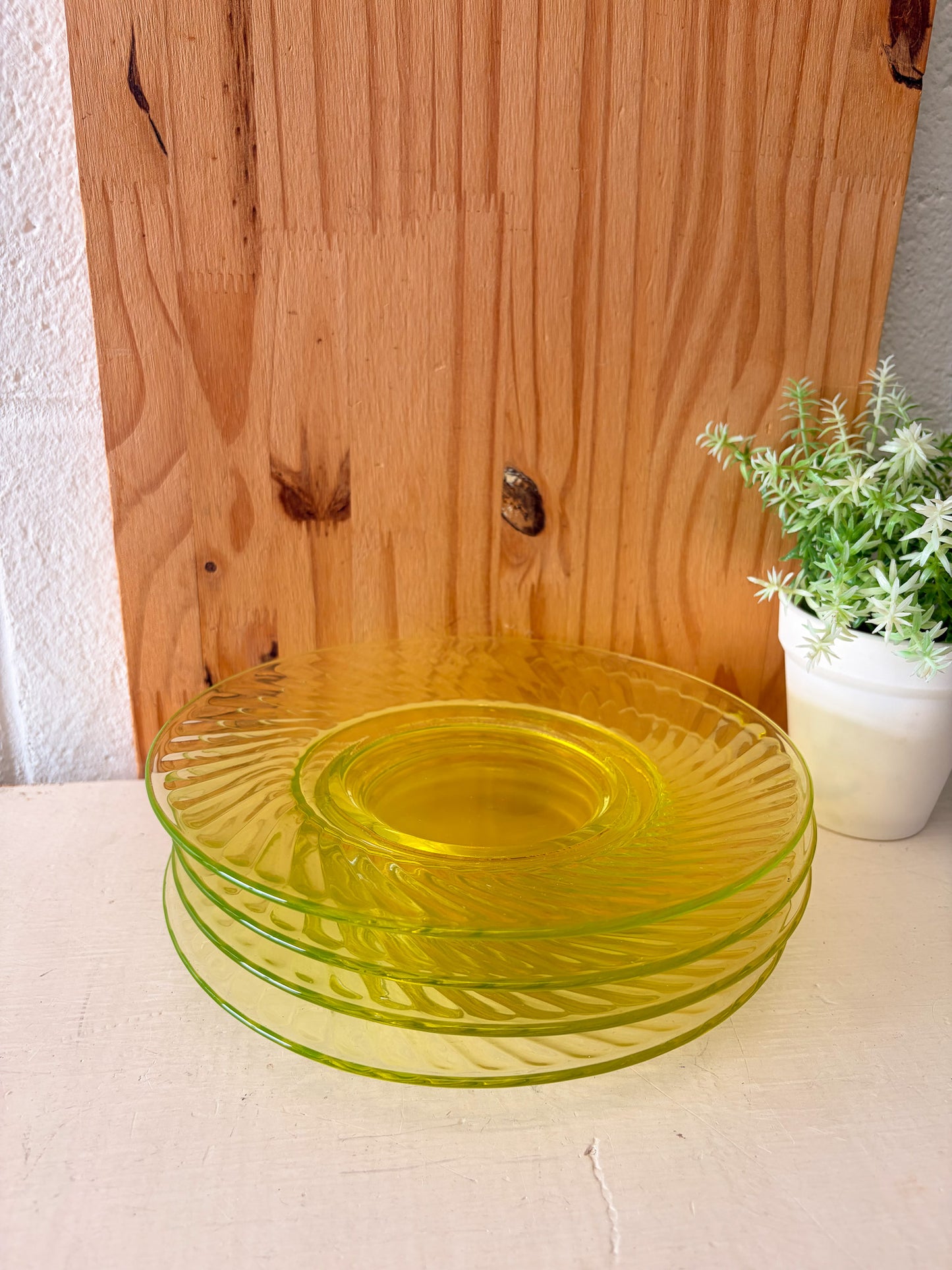 Set of Four Uranium Plates (Local Pick Up Only)
