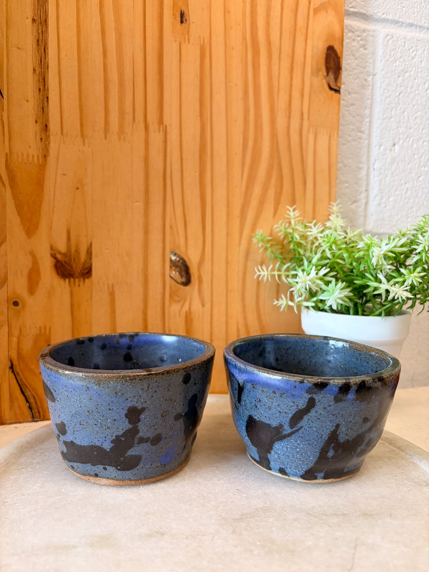 Pair of Handmade Blue Bowls (Local Pick Up Only)