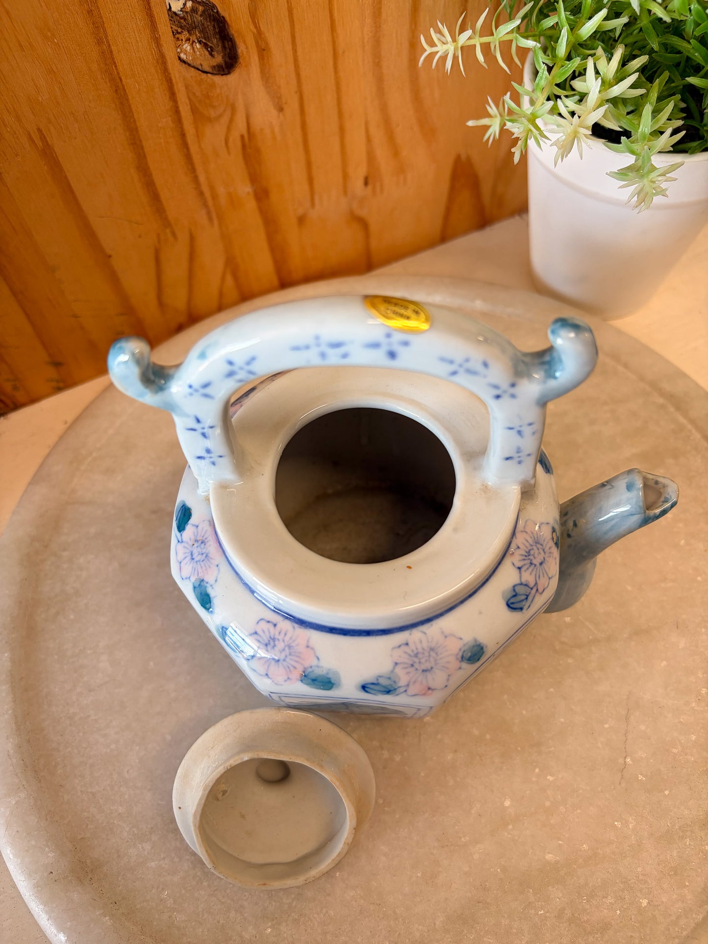 Vtg Floral Porcelain Teapot (Local Pick Up Only)